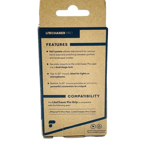 PolarPro LiteChaser Pro Grip for IPhone 11 Pro Max NEW Sealed Vlog Photography - Picture 2 of 3